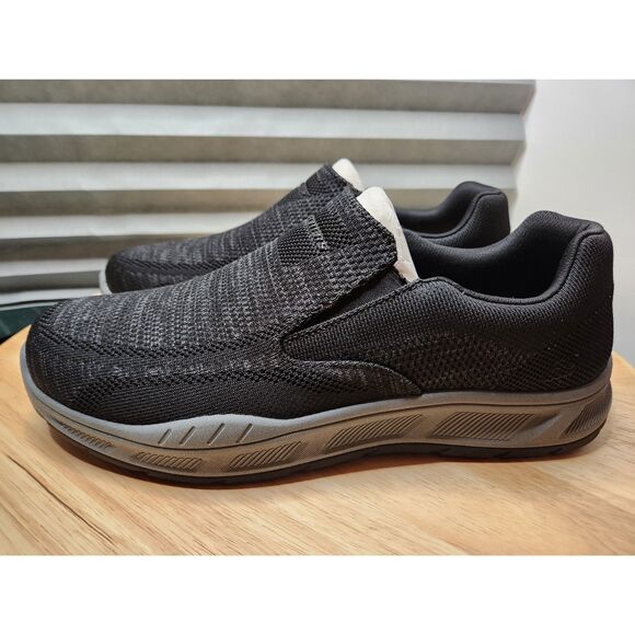 Skechers Cohagen Knit Walk Men’s Shoes – Size 13 X-Wide, Black, Memory Foam - Picture 1 of 12